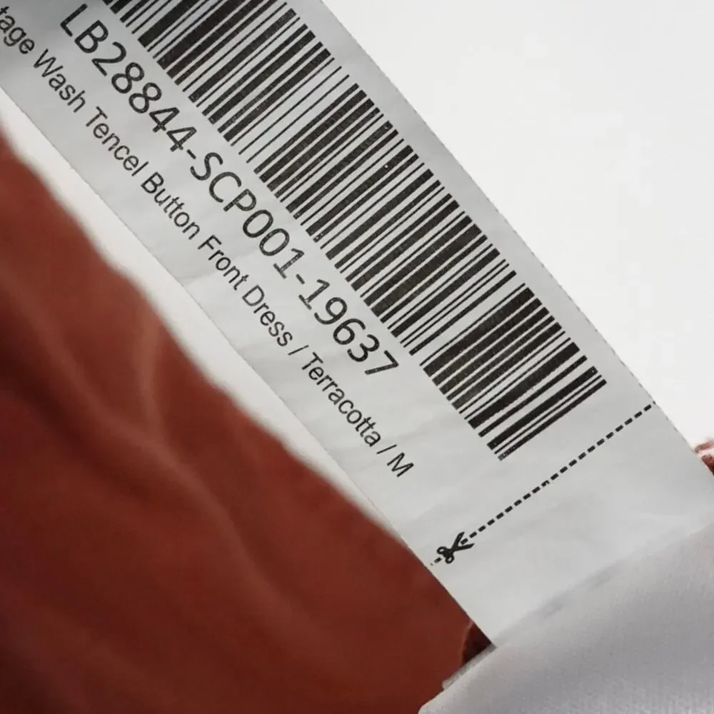 Quince Rust Button-Front Mini Dress - Picture 8 of 10